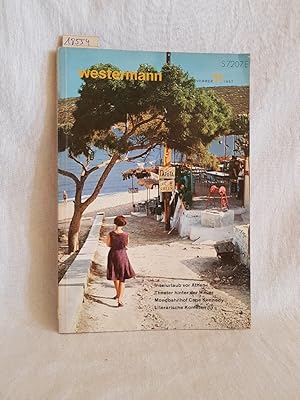 Image du vendeur pour Westermanns Monatshefte; Heft 11 (November 1967): Inselurlaub vor Athen / Theater hinter der Mauer / Mondbahnhof Cape Kennedy / Literarische Kometen (I). mis en vente par Versandantiquariat Waffel-Schrder