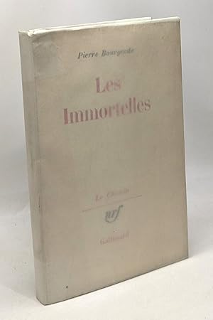 Image du vendeur pour Les immortelles mis en vente par crealivres