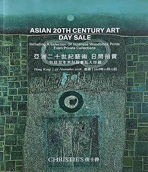 Asian 20th Century Art Day Sale including A Selection of Japanese Woodblock Prints From Private C...