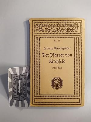 Seller image for Der Pfarrer von Kirchfeld. Volksstck in vier Akten. (Reclams Universal-Bibliothek. Nr 48). for sale by Druckwaren Antiquariat