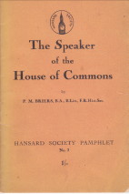 The speaker of the House of Commons
