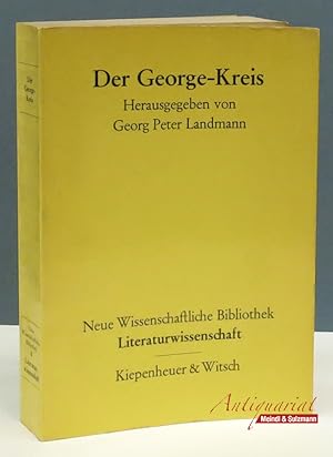 Bild des Verkufers fr Der George-Kreis. Eine Auswahl aus seinen Schriften. zum Verkauf von Antiquariat MEINDL & SULZMANN OG