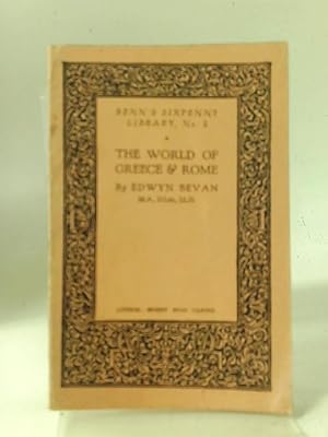 Image du vendeur pour The World of Greece and Rome mis en vente par World of Rare Books