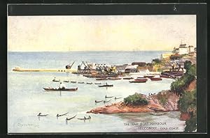 Künstler-Ansichtskarte Seccondee /Gold Coast, The Old Boat Harbour