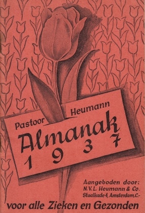 Pastoor Heumann Almanak 1937. Voor alle Zieken en Gezonden.