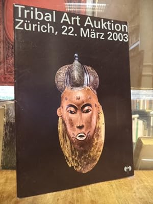 Immagine del venditore per Tribal Art Auktion, Zrich, Samstag, 22. Mrz 2003, venduto da Antiquariat Orban & Streu GbR