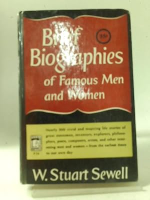 Bild des Verkufers fr Brief Biographies of Famous Men and Women zum Verkauf von World of Rare Books