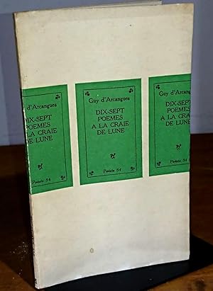 Imagen del vendedor de DIX-SEPT POEMES A LA CRAIE DE LUNE a la venta por Livres 113