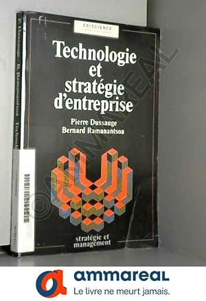 Image du vendeur pour Technologie et stratgie d'entreprise mis en vente par Ammareal