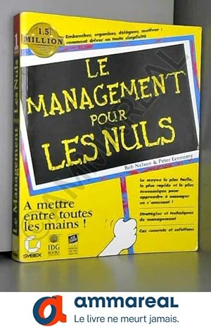 Bild des Verkufers fr Le management pour les nuls zum Verkauf von Ammareal