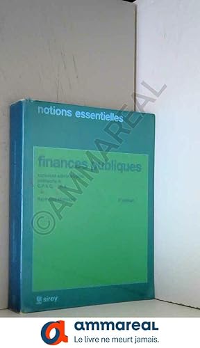 Imagen del vendedor de Finances publiques (Notions essentielles) a la venta por Ammareal