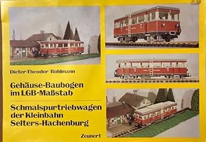 Bild des Verkufers fr Gehuse-Baubogen im LGB-Massstab. Schmalspurtriebwagen d. Kleinbahn Selters-Hachenburg zum Verkauf von Antiquariat J. Hnteler