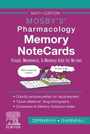 Seller image for Mosby's Pharmacology Memory NoteCards (Spiral) for sale by AussieBookSeller