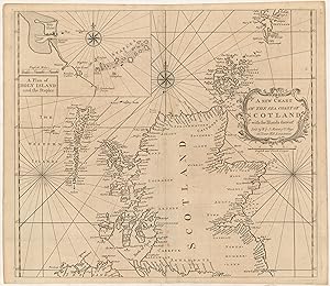 Bild des Verkufers fr A new Chart of the sea Coast of Scotland with the Islands thereof zum Verkauf von Maggs Bros. Ltd ABA, ILAB, PBFA, BA