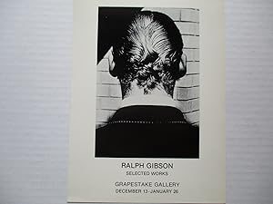 Bild des Verkufers fr Ralph Gibson Selected Works Grapestake Gallery 1980 Exhibition invite postcard zum Verkauf von ANARTIST