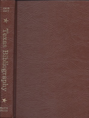 Image du vendeur pour Texas Bibliography: A Manual on History Research Materials mis en vente par Storbeck's