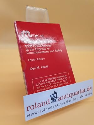 Image du vendeur pour Medical abbreviations: 5500 conveniences at the expense of communications and safety mis en vente par Roland Antiquariat UG haftungsbeschrnkt