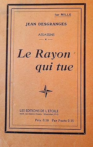 Seller image for Le Rayon qui tue for sale by abibliodocs
