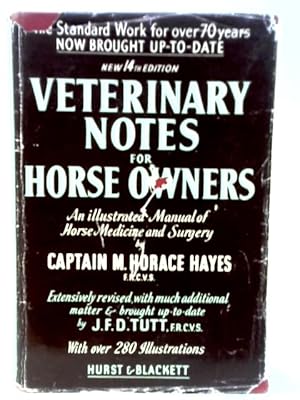 Imagen del vendedor de Veterinary Notes for Horse Owners - A Manual of Horse Medicine and Surgery a la venta por World of Rare Books