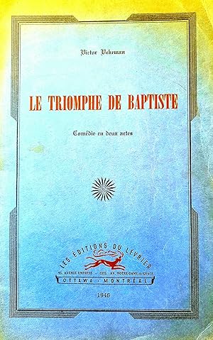 Le Triomphe de Baptiste