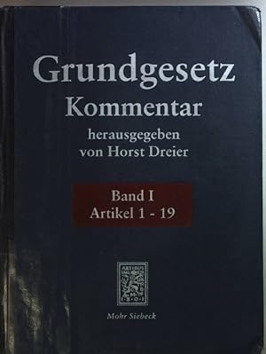 Bild des Verkufers fr Grundgesetz: Kommentar: BAND I: Artikel 1 - 19. zum Verkauf von books4less (Versandantiquariat Petra Gros GmbH & Co. KG)
