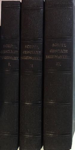 Bild des Verkufers fr Die Theorie der Beredsamkeit mit besonderer Anwendung auf die geistliche Beredsamkeit (3 Theile KOMPLETT) - I.Philosophische und religise Begrndung der Rhetorik und Homiletik/ II. Die Theorie der rednerischen Erfindung mit bes. Hinsicht auf geistliche Reden/ III/1: Die Theorie der rednerischen Anordnung/ III/2: Die Thoerie der redenerischen Schreibart und des usseren Vortrags. zum Verkauf von books4less (Versandantiquariat Petra Gros GmbH & Co. KG)