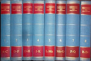 Historisches Wörterbuch der Philosophie (8 Bände von 13) - hier vorhanden: Bd.1 - 8: A - Sc.