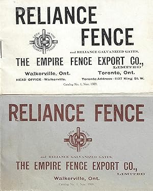 Reliance Fence catalogs 1909