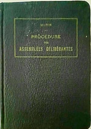 Procédure des Assemblées Délibérantes