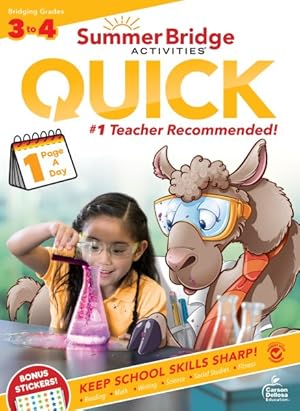 Seller image for Summer Bridge Activities Quick, Grades 3 - 4 for sale by GreatBookPrices