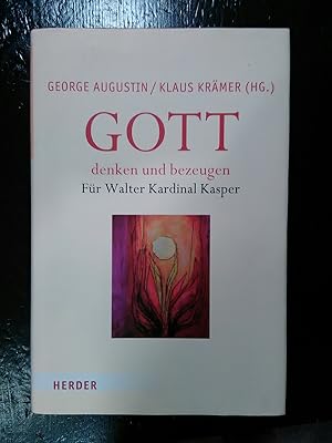 Imagen del vendedor de Gott denken und bezeugen. Fr Walter Kardinal Kasper. a la venta por Antiquariat Thomas Nonnenmacher