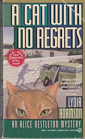 Imagen del vendedor de Cat with No Regrets, Volume 8 (Alice Nestleton Mystery) a la venta por Adventures Underground