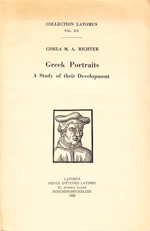 Seller image for Greek Portraits. A Study of their Development. for sale by Centralantikvariatet