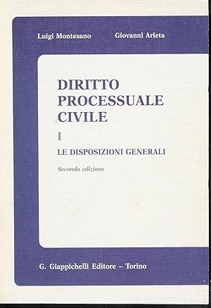 Immagine del venditore per Diritto processuale civile. Le disposizioni generali (Vol. 1) venduto da MULTI BOOK