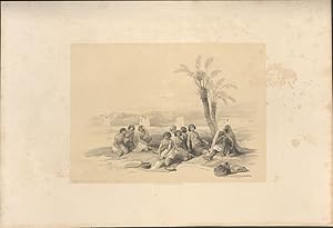 [Abyssinian Slaves resting at Korti]