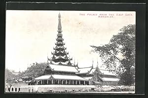 Ansichtskarte Mandalay, The Palace from the East Gate