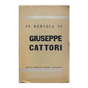 In Memoria di Giuseppe Cattori