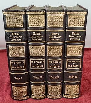 Imagen del vendedor de NUEVA GEOGRAFIA UNIVERSAL. VVAA. EDIT. MONTANER Y SIMON. 4 VOL. 1911/1913. a la venta por Arte & Antigedades Riera