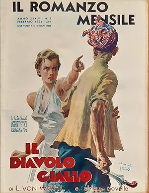 Seller image for Il Romanzo mensile "Il diavolo giallo" 1936 for sale by Studio bibliografico De Carlo