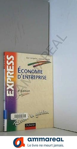 Image du vendeur pour conomie d'entreprise - 4me dition mis en vente par Ammareal