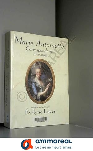 Seller image for Correspondance de Marie-Antoinette : 1770-1793 for sale by Ammareal