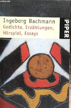 Imagen del vendedor de Gedichte, Erzhlungen, Hrspiel, Essays a la venta por Le-Livre