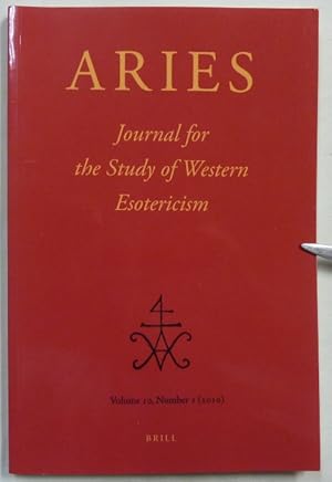 ARIES, Journal for the Study of Western Esotericism. Volume 10 - Number 1; New series.