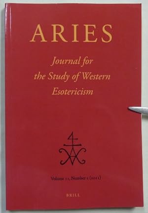 ARIES, Journal for the Study of Western Esotericism. Volume 11 - Number 2; New series.