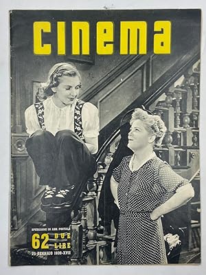 Immagine del venditore per CINEMA quindicinale di divulgazione cinematografica. Fascicolo 62 25 gennaio 1939. venduto da Libreria antiquaria Dedalo M. Bosio