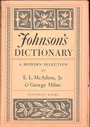 Johnson's Dictionary: A Modern Selection