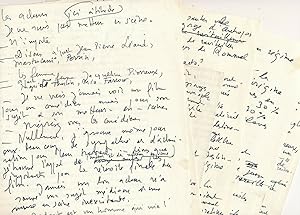 Pierre LÉAUD manuscrit autographe documents sur le cinéma