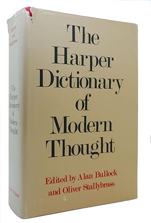 Imagen del vendedor de HARPER DICTIONARY OF MODERN THOUGHT a la venta por Rare Book Cellar