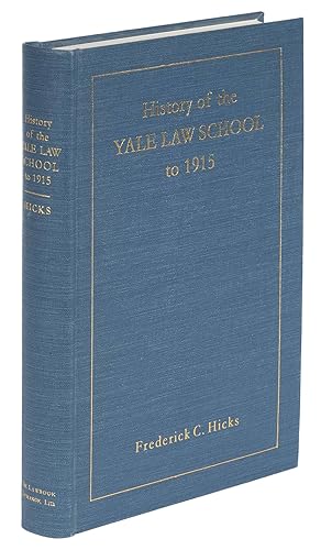 Immagine del venditore per History of the Yale Law School to 1915. Reprint w/new intro. & index venduto da The Lawbook Exchange, Ltd., ABAA  ILAB