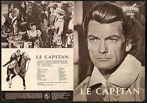 Filmprogramm PFP Nr. 133 /63, Le Capitan, Jean Marais, Bourvil, Elsa Martinelli, Regie: André Hun...